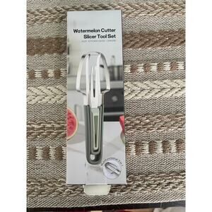 Watermelon Cutter Slicer Tool Set Kitchen Essentials NEW